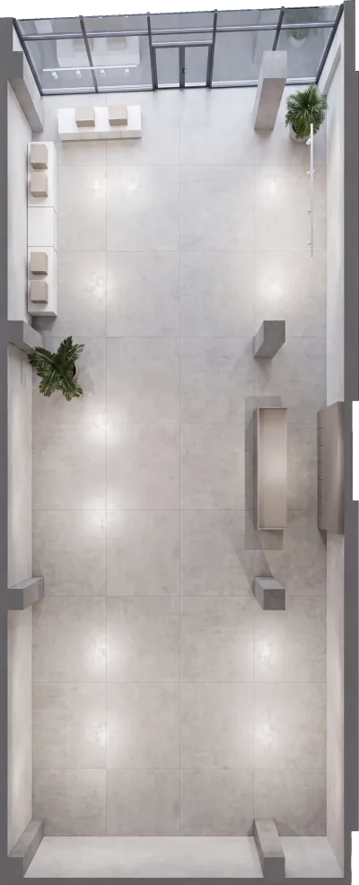 Lokal S/L4, 250 m² - Blloku A, suterreni
