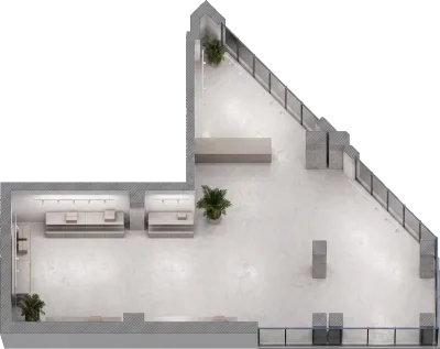 Gewerbeeinheit S/L2, 146 m² - Block B, untergeschoss