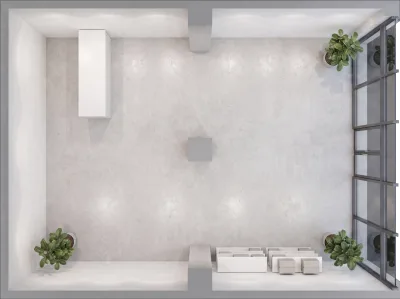 Gewerbeeinheit S/L3, 89 m² - Block B, untergeschoss
