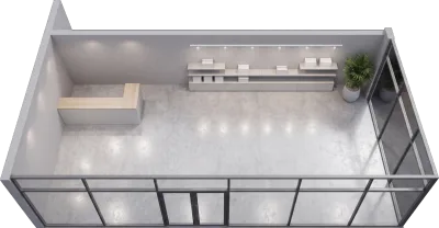 Lokal S/L5, 72 m² - Blloku D, suterreni