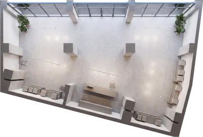 Lokal S/L6, 80 m² - Blloku D, suterreni