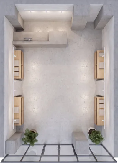 Lokal P/L5, 50 m² - Blloku A, përdhesa